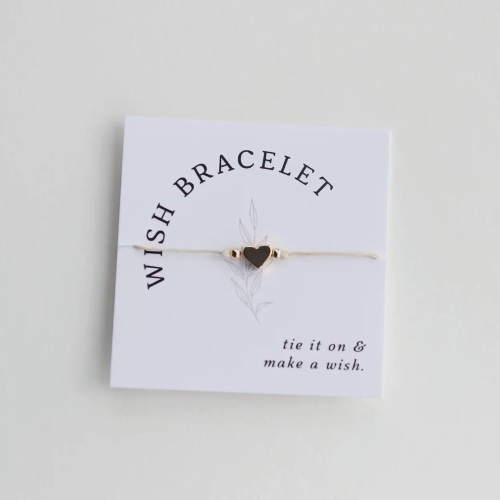 Wish Bracelet - Heart (NEW)